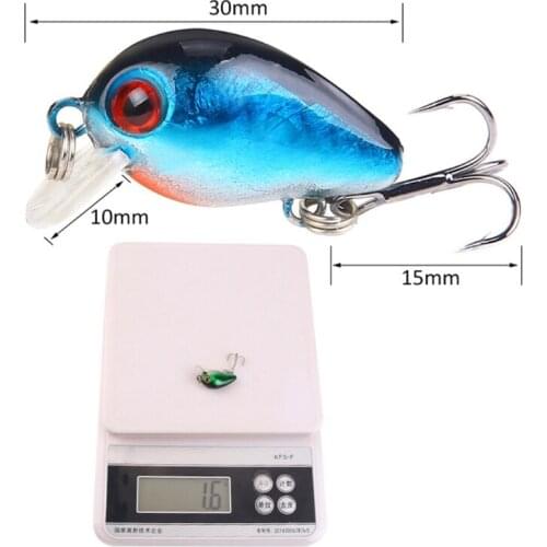 55KD Fishing Lures Minnow Bait 30mm Artificial Hard Bait Jig Crankbait Carp Striped Bass Pesca Fishing Tackle SwimBait