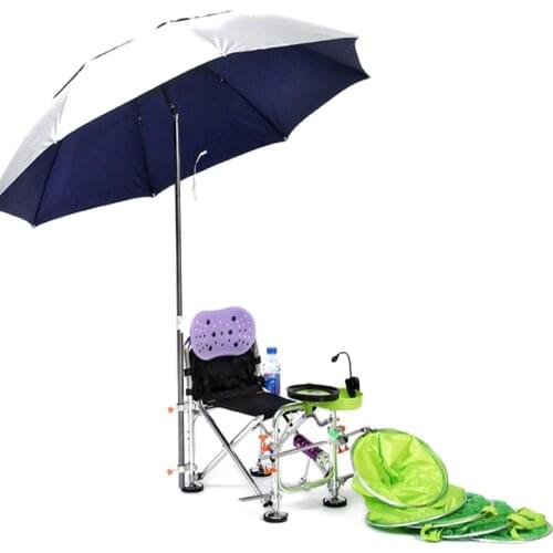 Increase Foldable Metal Fishing Chair Portable Outdoor Camping Fishing Stool Oxford Chairs Tool with Cool Bag Backpack Set T4