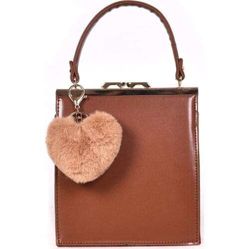 Fashion Women Handbag Hair Ball Bucket Messenger Shoulder Bag Women Shopping Totes Ladies Purses Handbags Woman Luxury Bags