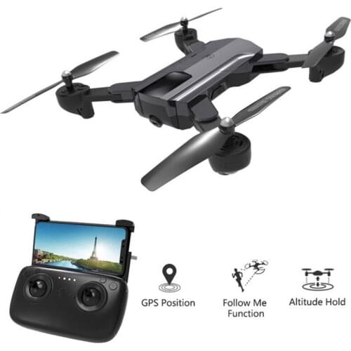 1080P HD WIFI Camera RC Drone Photography Professional Quadcopter Four-axis Folding FPV Helicopter GPS Optical Flow Drones Toys