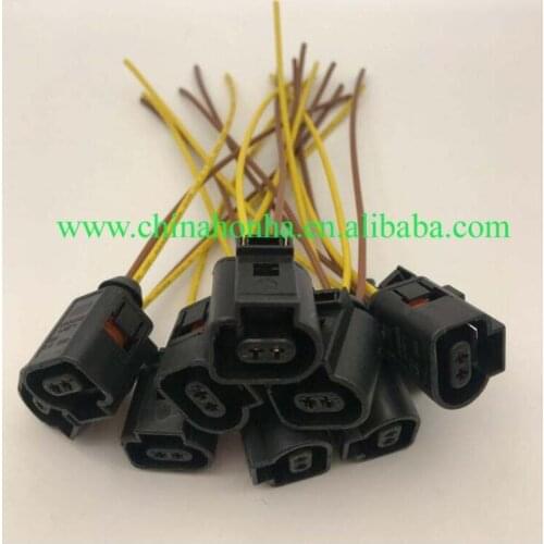 1J0973702 Electrical Harness 2 Pin Connector Plug Wiring 1J0 973 702 with wire or without wire