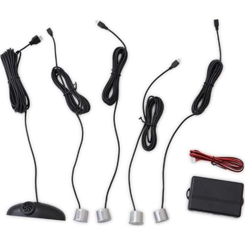 Car Auto Parktronic LED Parking Sensor with 4 Sensors Reverse Backup Car Parking Radar Monitor Detector System Display