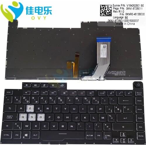 BE Belgian RGB backlit keyboard for ASUS ROG Strix Scar III G531 GT G531G gaming laptop keyboards G531GW G531GV 0KNR 4613BE00