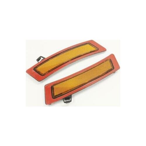 Front Bumper Amber Side Marker Reflectors For BMW X5 E70 2011-2013 Pair New