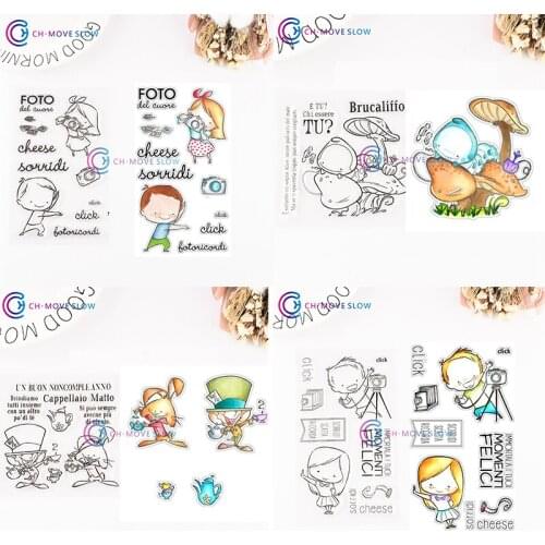 CH Animal and Kids Stamps DIY Scrapbooking Card Stencil Paper Cards Album Decoration Embossing Folder