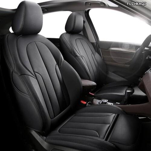 FUZHKAQI Custom Leather car seat cover For AUDI A4 A3 A6 Q3 Q5 Q7 A1 A5 A7 A8 TT R8 Automobiles Seat Covers car seats protector