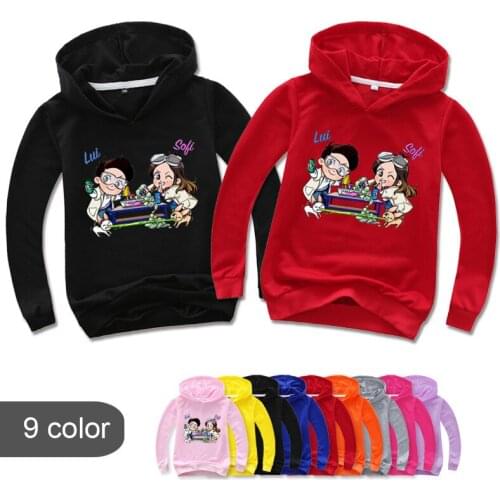 Children Cartoon Me Contro Te Print Sweatshirt Spring Autumn Baby Boy Girl Clothes Long Sleeve T Shirts Kid Hoodies Baby Costume
