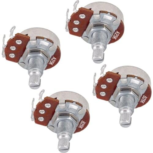 LONG SPLIT Shaft 25K Electric Guitar Potentiometer Pot Volume Tone Switch