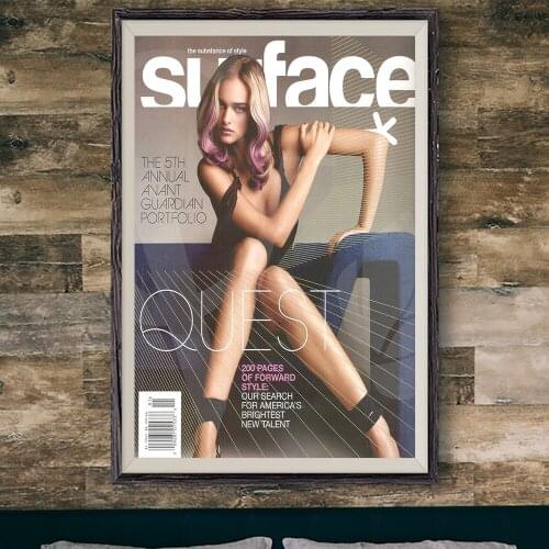 E180 Nadine Strittmatter Sexy Model Movie Star Wall Silk Cloth Poster Art Home Decoration Gift