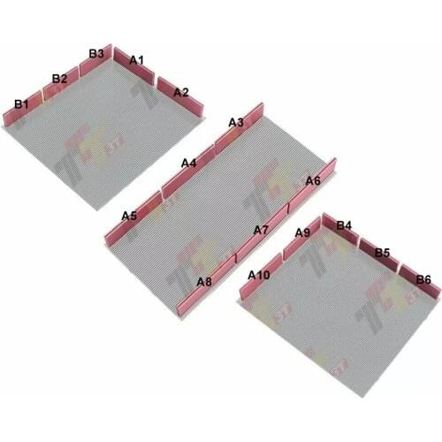 For 84-89 Corvette C4 Cluster Elastomeric Zebra Connector Rubber Strip