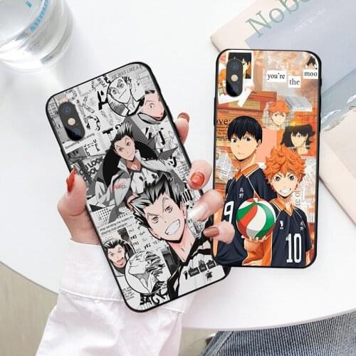 Haikyuu Hinata attacks Anime TPU Soft TPU Silicone Phone Case For iPhone 11 12 Pro XS MAX XR X 7 8 6Plus SE 2021 Candy