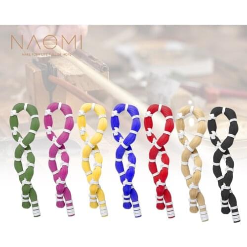 NAOMI 1 Bulk 250g 80cm Length Violin Bow Horsehair Hair Rainbow Colors Mongolia Horsehair For 4/4 3/4 1/2 1/4 1/8 Violin Bows