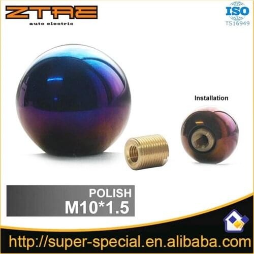 M10 x 1.5 Polish Full Titanium shift knobs/Jdm gear knob/knob handle For Mitsbishi Mazda Infiniti Nissan Hyundai