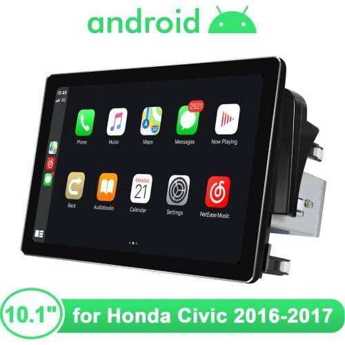 JOYING 10.1"Head Unit Android 10 Car Radio Stereo HD 1980*1200 For Honda Civic 2012 2015 Multimedia Player Steering Wheel DVR