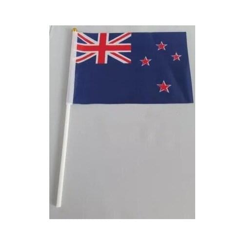 14 * 21 cm New Zealand hand signal waving flag small banner flags