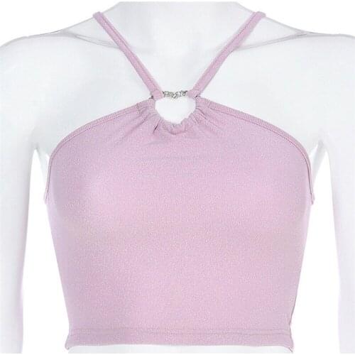 Trendy Women clothes Sleeveless solid pullover Tank Tops Backless Casual Summer Polyester vest one pieces