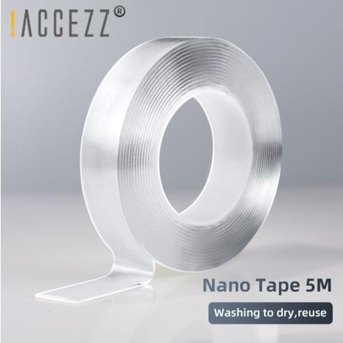 !ACCEZZ Mobile Phone Sticker Nano Tape Magic Adhesive Tape Multi-Function Stand For iPhone XS Car Paste Gel Pad Flexible Bracket