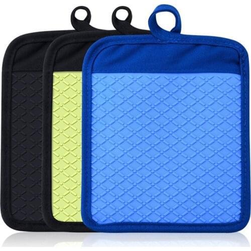 New High Quality Multi-Purpose Silicone Oven Mitt Non-Slip Anti-Scalding Cooking Gloves Heat Resistant Placemat For Kitchen Tool