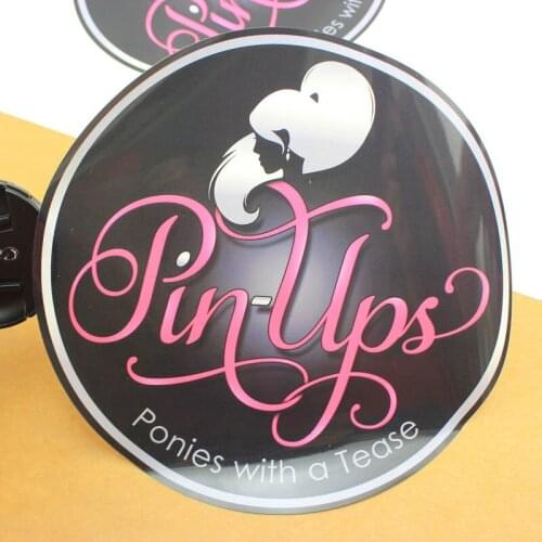 Customized wholesale customized roll clear vinyl stickers for company logo design