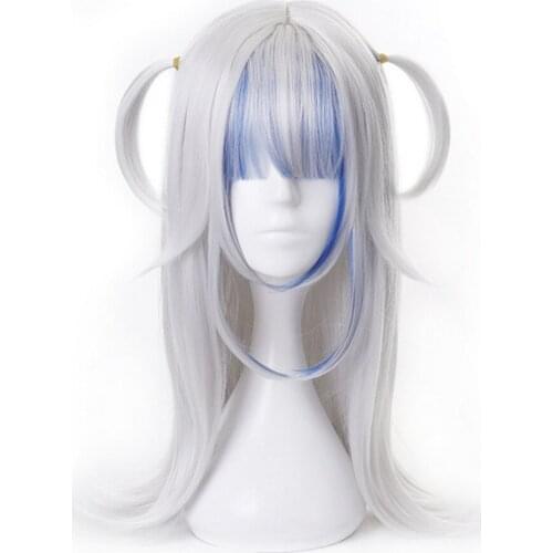 Anime Hololive Gawr Gura Cosplay Wig Synthetic Hair Halloween Party Wigs Peruca Adult Props