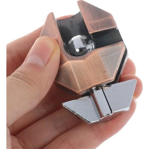 New Style Turtle Alloy Shell Lock Puzzle Classic Metal Brain Teaser IQ EQ Test Intellgence Toy Gift For Adults Children Kids