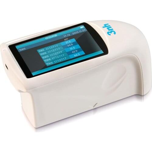 GQC6 Software HG60 Gloss Meter features with 60° angle Display 5 sets of measurement data Connect to PC 0~300GU