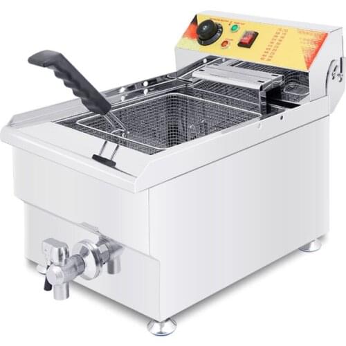 Commercial 17L electric stainless steel deep fryers with high quality