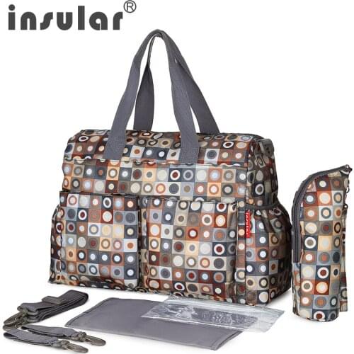Urban Series Fashion Multifunctional Ladys Bags For Baby Diaper Changing Waterproof Nappy Bag Mommy Bag