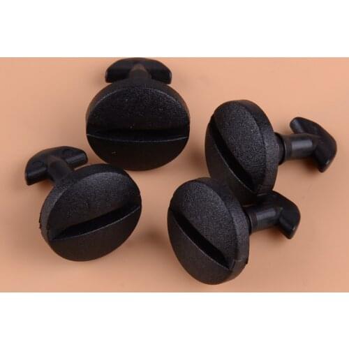 Beler 4Pcs Rear Bumper Tow Cover Clips Fit for Land Rover Range Rover Sport Discover 3/4 2005-2009 2010 2011 2012 2013 DYR500010