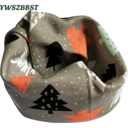 2021 New Winter Spring Cotton Children Scarf Baby Cap Boys Girls Scarf Kids O Ring Scarf Collar Children Magic Neckerchief
