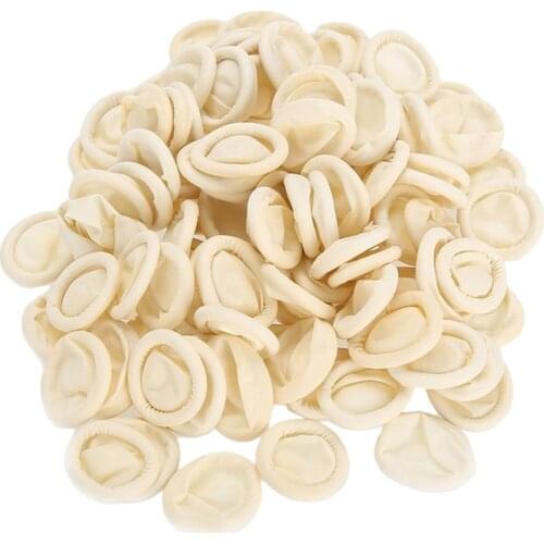 800PCS Disposable Latex Finger Cots Anti-Static Rubber Fingertips Protective