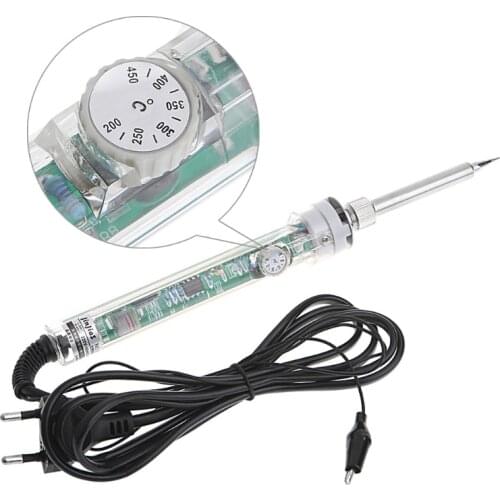 907 Adjustable Constant Temperature Electric Soldering Iron Lead-free 220V EU 60W