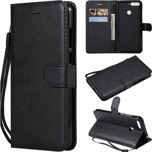 Cases For Huawei Honor 7A 7C Pro Cover Case Magnetic Flip Luxury Wallet Leather Phone Bags on DUA-L22 AUM-L29 7A Russian Version