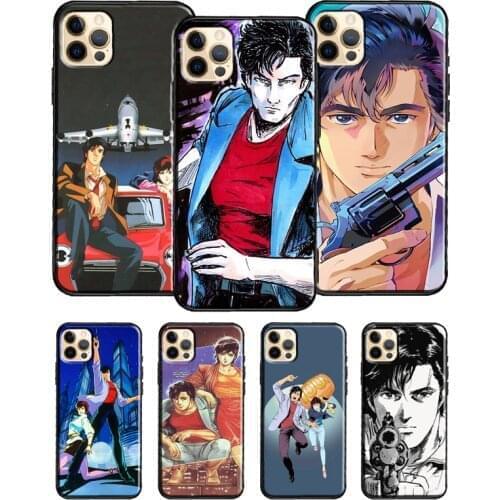City Hunter Comic For iPhone 12 Pro Max Mini Cover TPU Phone Case For iPhone 11 Pro Max XS X XR 7 8 Plus