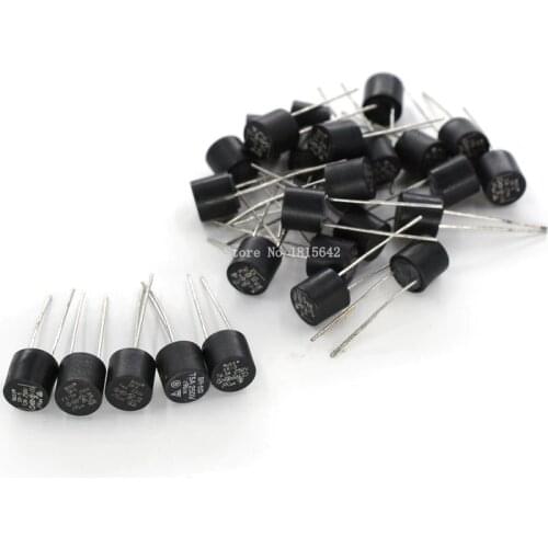 10PCS Cylindrical Fuse T0.5A 500mA 1A 1.6A 2A 2.5A 3.15A 4A 5A 6.3A 250V Slow Blow Fuses 382 LCD TV Power Board Commonly Used