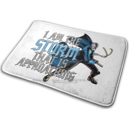 Vergil 5 Special Edition " Bury The Light " T-Shirt ( Vs Variant ) Mat Rug Carpet Anti-Slip Bedroom Entrance Door Mat Vergil V