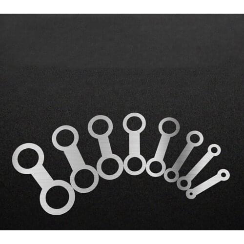 8Pcs Sax Saxophone Steel Leveling Rings Pad Woodwind Instrument Pads Repair Tools Flute Clarinet Saxophone ALto/Soprano/Tenor