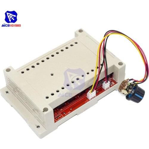 DC 10-50V 60A High Power Motor Speed Controller PWM HHO RC Driver Controller Module 12V 24V 48V 3000W Extension Cord with Switch