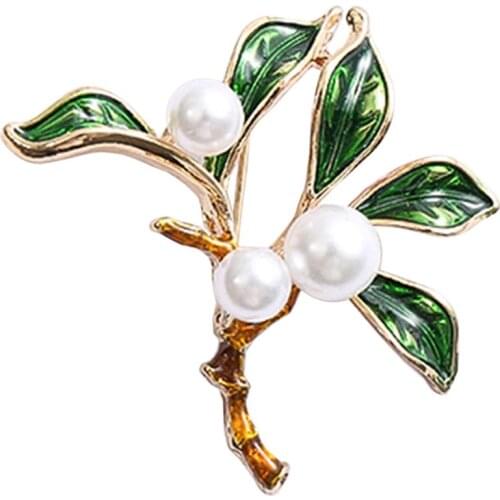 1pc Creative Clothes Brooch Elegant Creative Tree Brooch Pin Leaf Brooch Plant Brooch Jewelry Accessories Party Dress Up