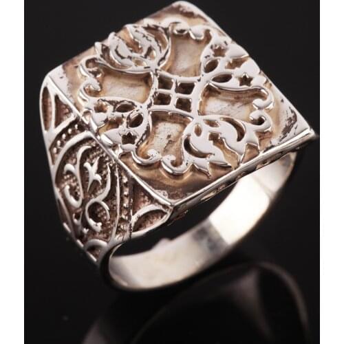 UM US JEWELRY 925 Sterling Silver Men Ring