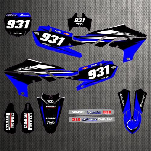 6 decal styles Motocross Team 3M Decals Stickers Backgrounds Graphics For Yamaha WR450F WRF450 2019 2020 2021 WRF 450 WR 450F