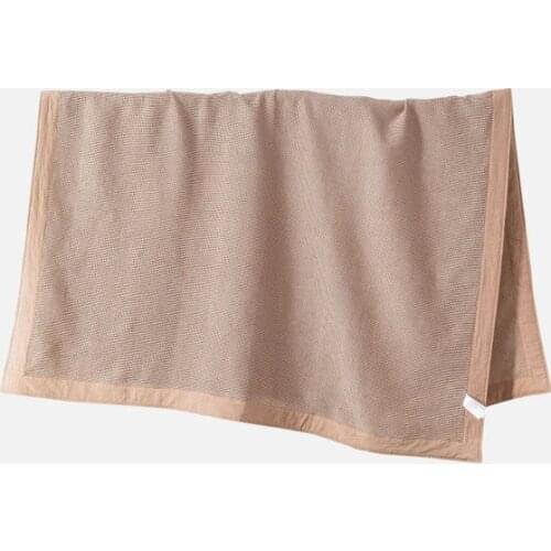 New Crochet Soft Cotton Solid Throw Blankets Warm Sofa Home Bed Knitted Blanket 150*200cm/180*200cm