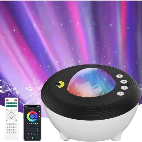 Aurora Star Projector Galaxy Projector Lights For Bedroom WiFi Nebula Ceiling Night With Music Speaker Sound Machine