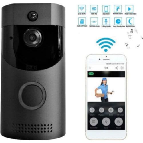 Smart WIFI Security Doorbell Wireless Video Door Phone IR Visual Camera Night Vision Record Security System Kit