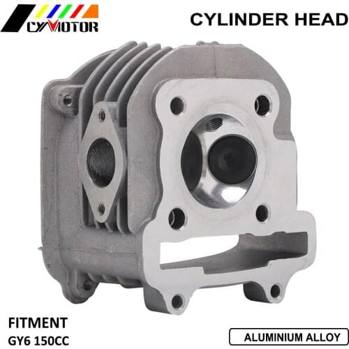 Motorcycle Universal Big Bore Cylinder Head Assembly For GY6 125cc 150cc 4 Stroke Scooter Moped ATV Q With Engine 4-stroke