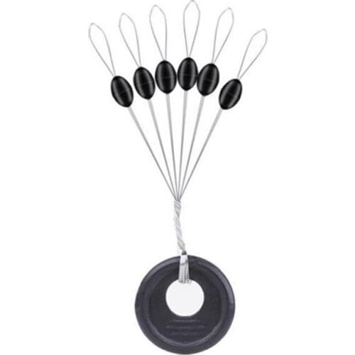 1 Pcs Oval Float Space Beans Group Catfish Carp Fishing Float Black Rubber Stopper Fishing Bobber Fishing Tackle Accessories