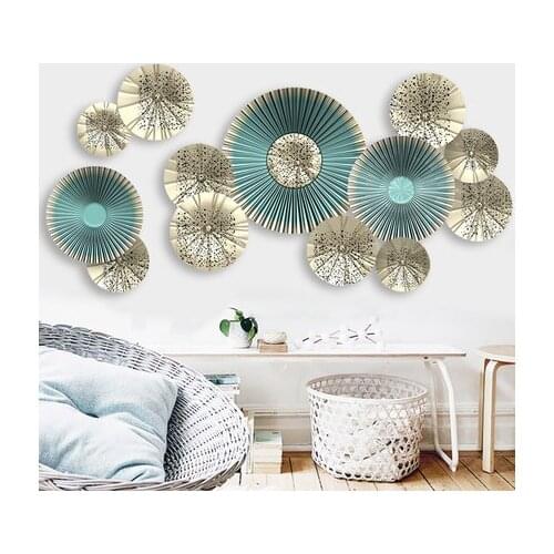 Chinese Style 3D Oil paper umbrella PVC Wall Sticker Living Room Bedroom Home Decoration Adhesive Poster Mural