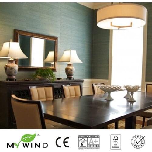 2019 MY WIND Grasscloth Wallpaper sisal 3D green wallpapers designs hotel wallpaper cutter princess cabinet glitter wall paper