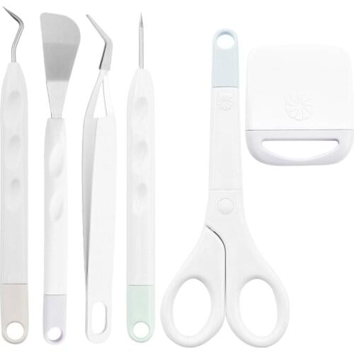 5pcs Basic Craft Kit Vinyl Weeding Tools DIY Handmade Engraving Tool Set For Cricut/Silhouette/Siser/Oracal