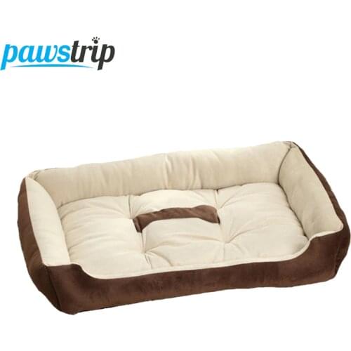 6 Size Soft Fleece Pet Dog Bed Cushion Bone Print Large Dog Beds For Labrador Golden retriever Soft Warm Dog Blanket Winter